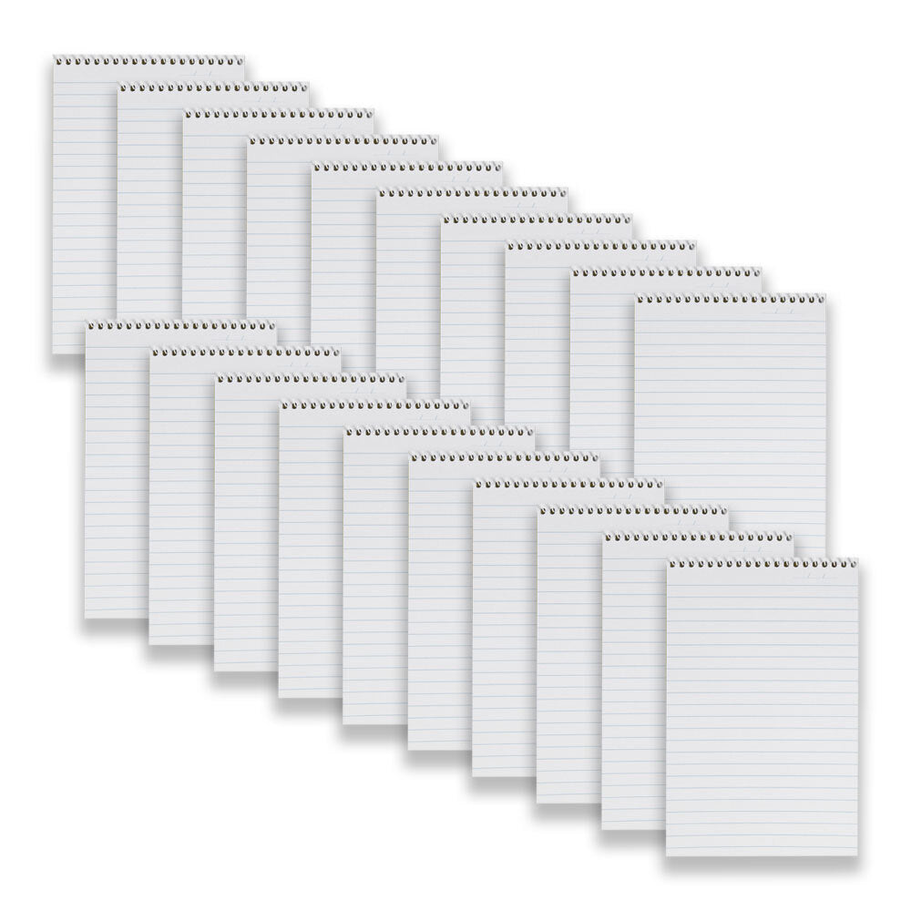 56048-20pc-spirax-563-reporters-notepad-notebook-8mm-ruled-paper-yellow