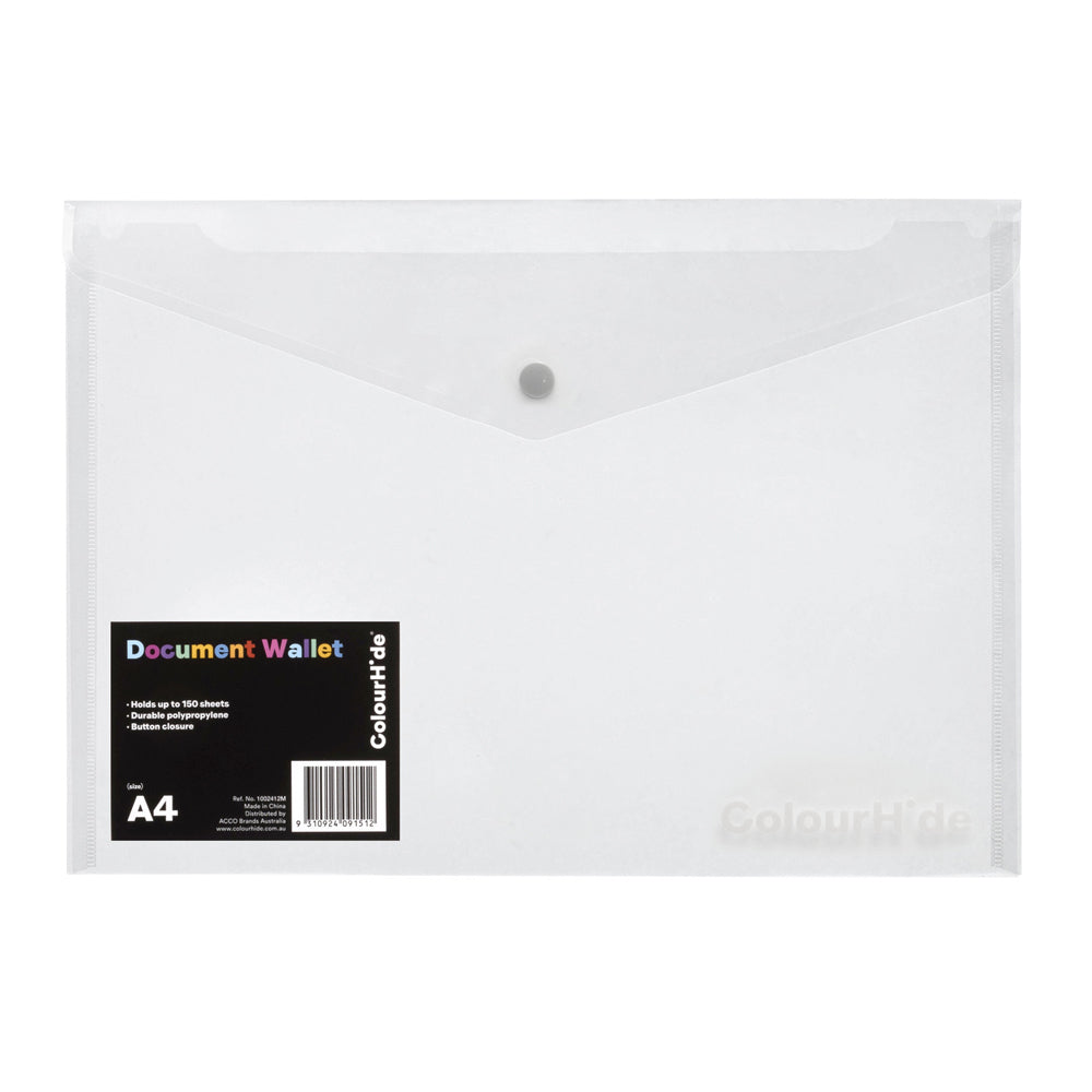 1002412m-10pc-colourhide-a4-document-wallet-envelope-rectangle-clear