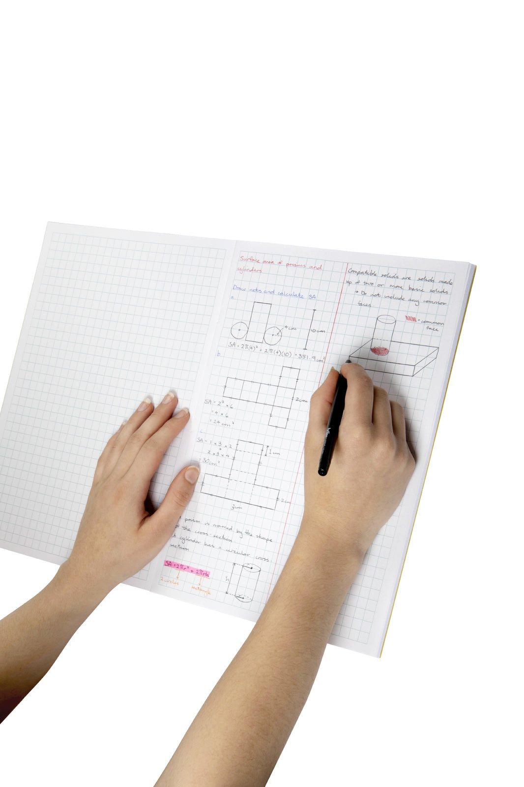 56136p-10pc-spirax-p136-grid-book-a4-8mm-64-pages-yellow