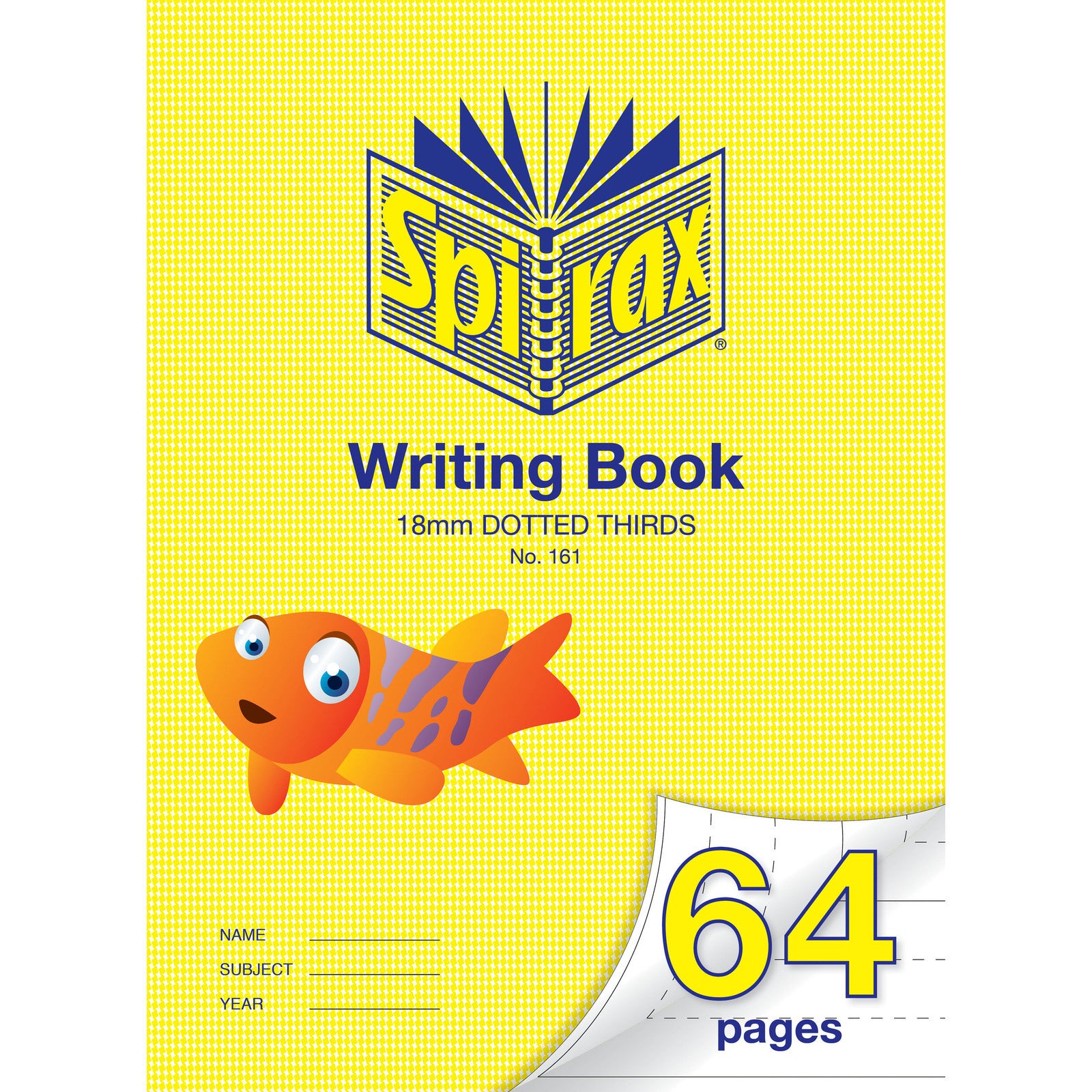 56161-10pc-spirax-161-writing-book-64-pages-ruled-18mm-dotted-thirds-yellow