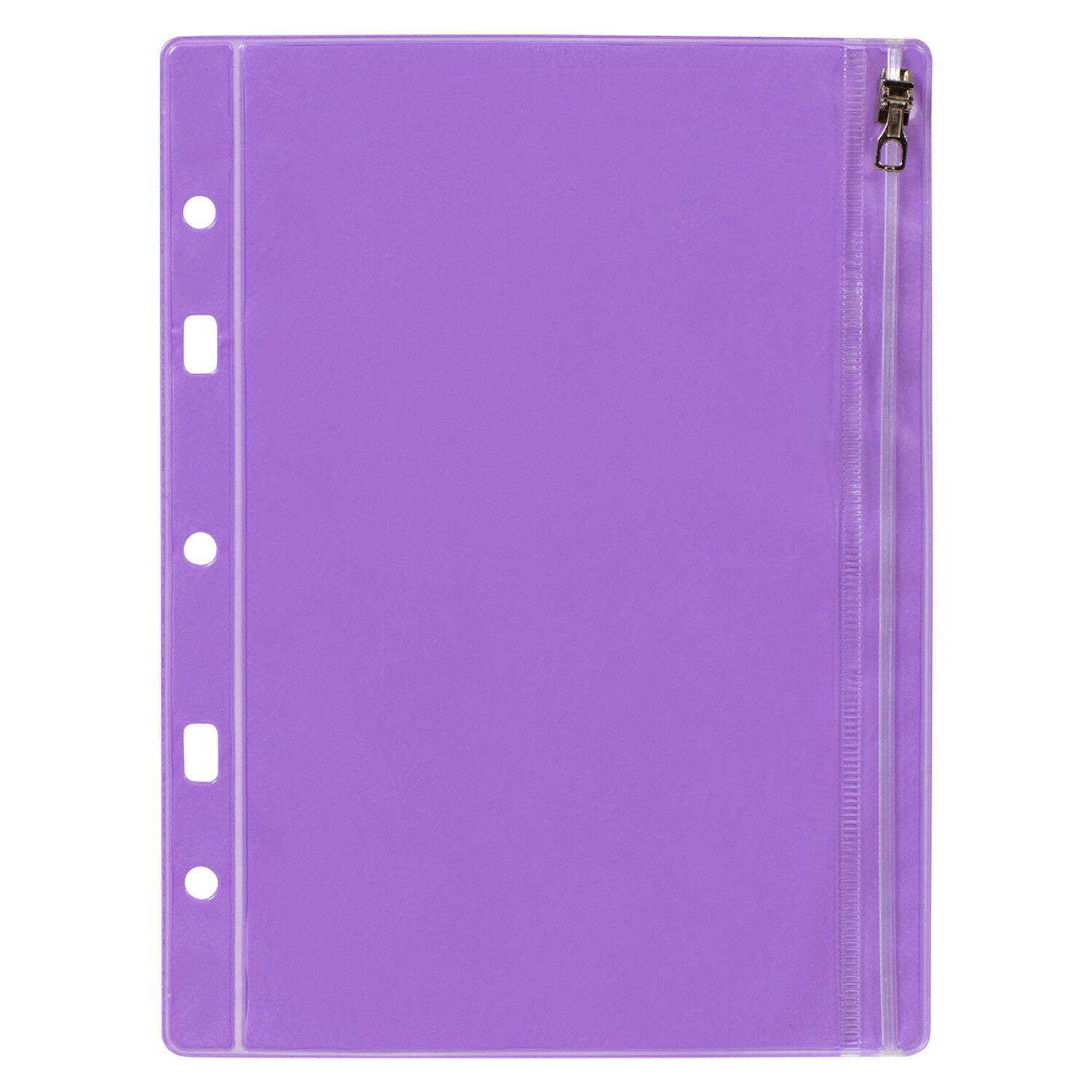 6pc Colourhide Bindermate A5 Pencil Case Insert For Binders - Purple