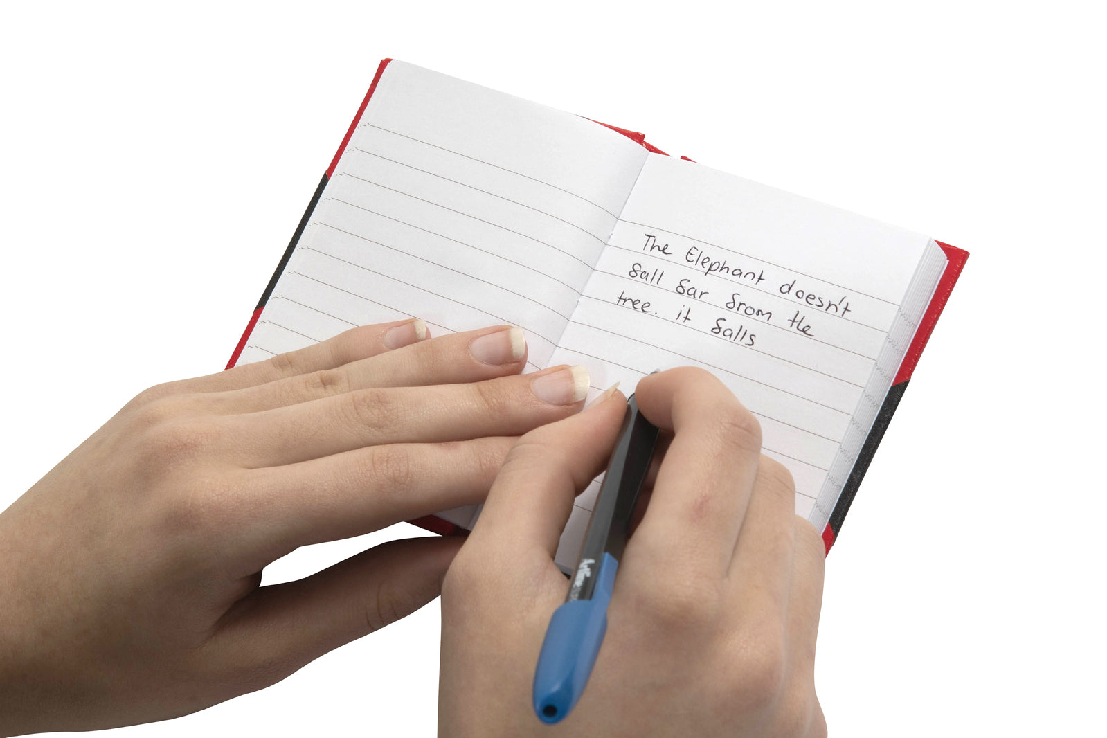 56521-5pc-spirax-casebound-a7-hardcovered-notebook-black-red