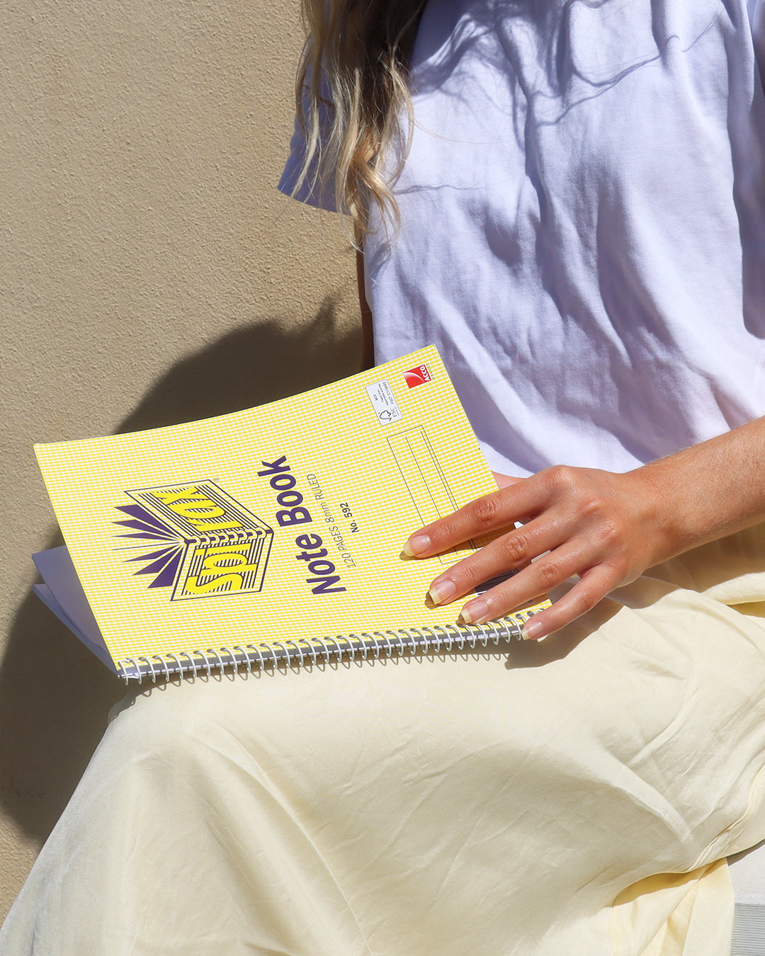 56055-10pc-spirax-592-writing-notebook-school-stationery-22x18cm-120-pages-yellow