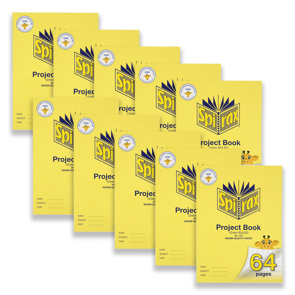 56323-10pc-spirax-323-super-size-project-book-12mm-ruled-64-pages-yellow