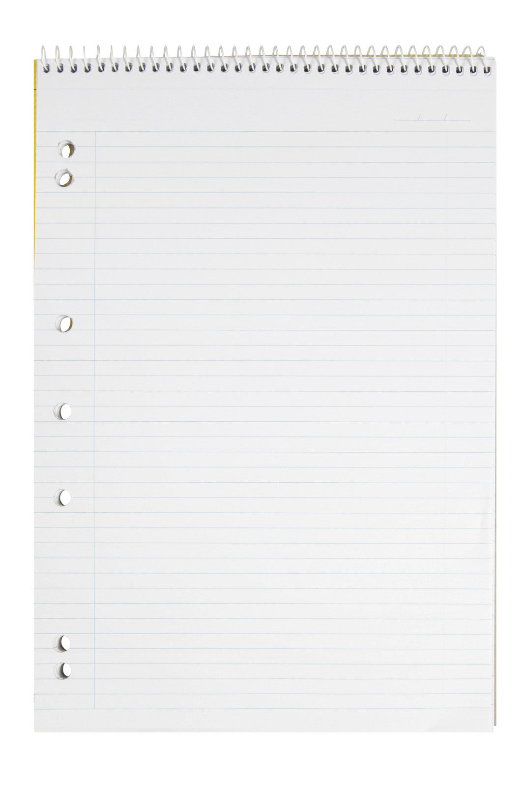 40900-10pc-spirax-905-lecture-pad-a4-notebook-7mm-ruled-140-pages-yellow