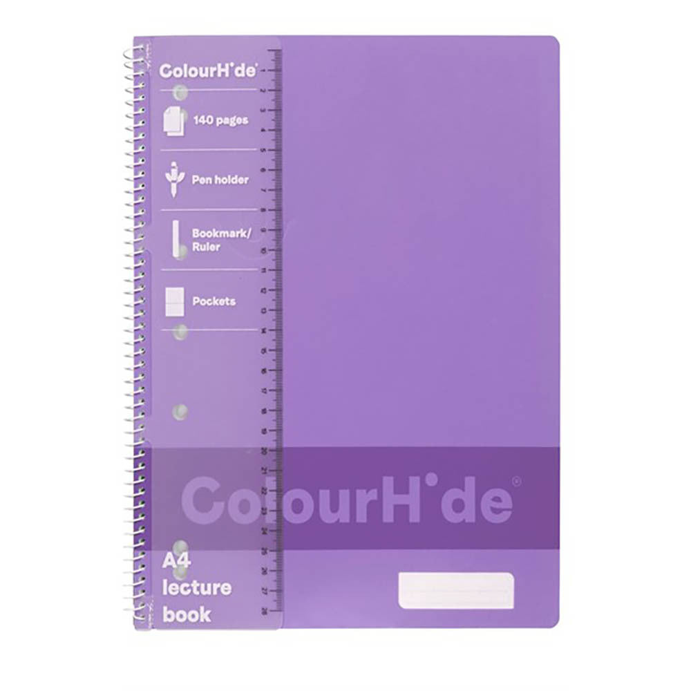 1719519m-colourhide-lecture-book-w-ruler-a4-140-pages-lavender