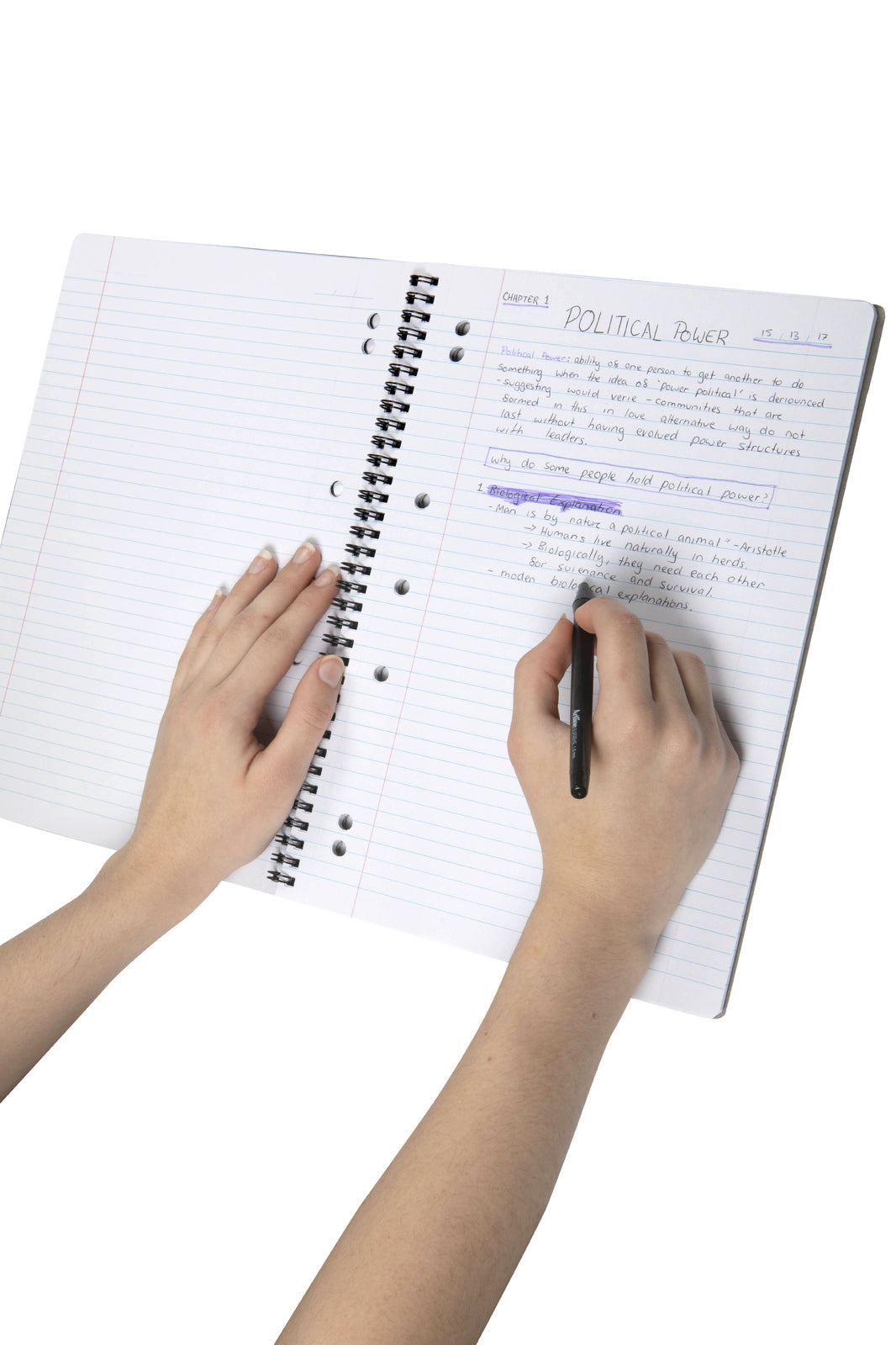 5690600-10pc-spirax-p906-a4-lecture-book-twin-wire-140-pages