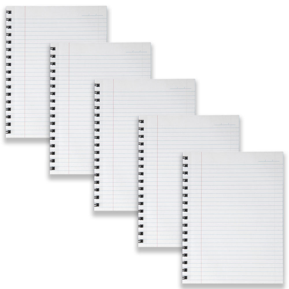 56511b-5pc-spirax-511-hard-cover-notebook-twin-wire-200-pages-blue