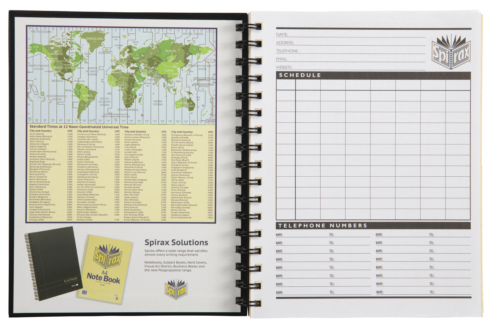 56511bk-5pc-spirax-511-hard-cover-notebook-twin-wire-200-pages-black