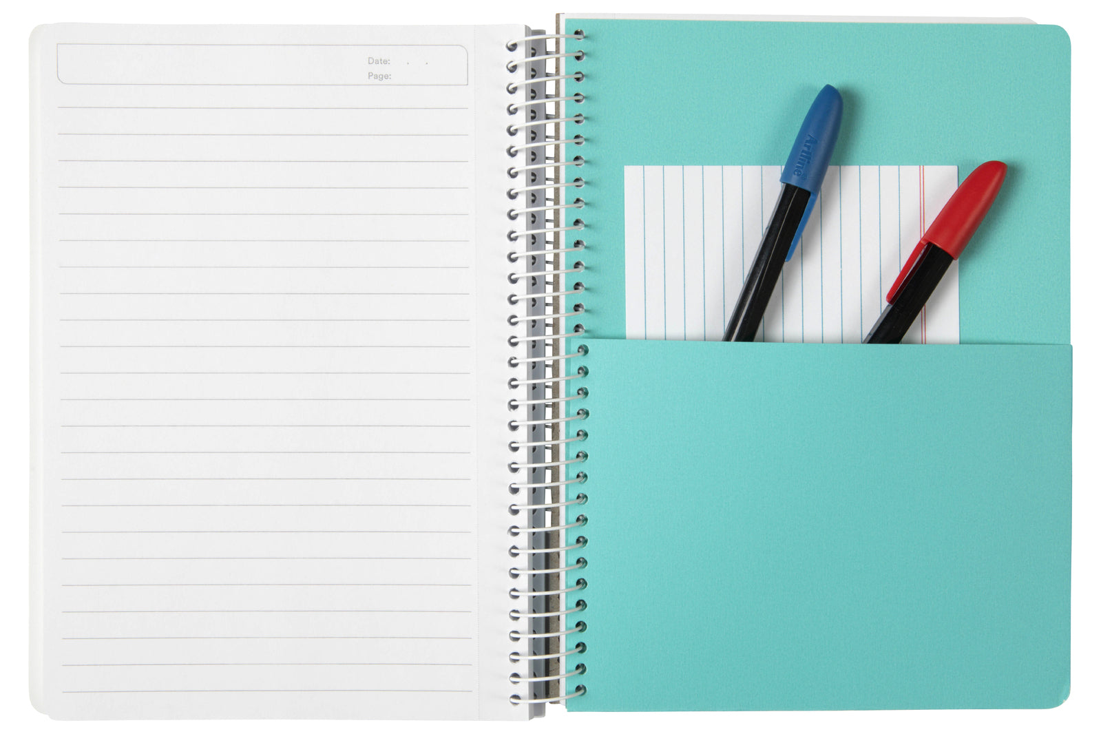 1717302j-5pc-colourhide-a5-spiral-subject-book-300-pages-black