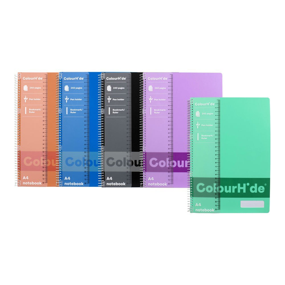 1715999m-5pc-colourhide-a4-writing-notebook-240-pages-assorted
