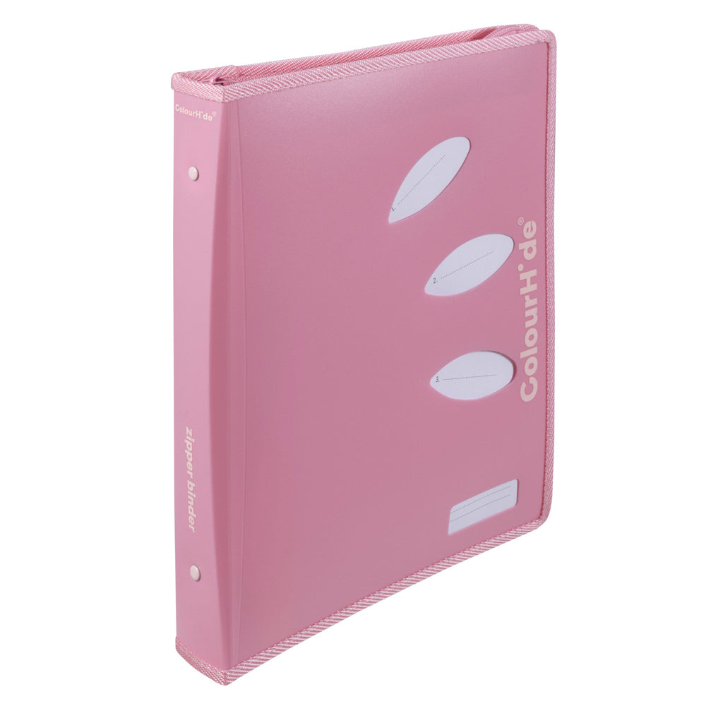 5800010m-colourhide-48cm-zipper-binder-file-document-organiser-bubblegum