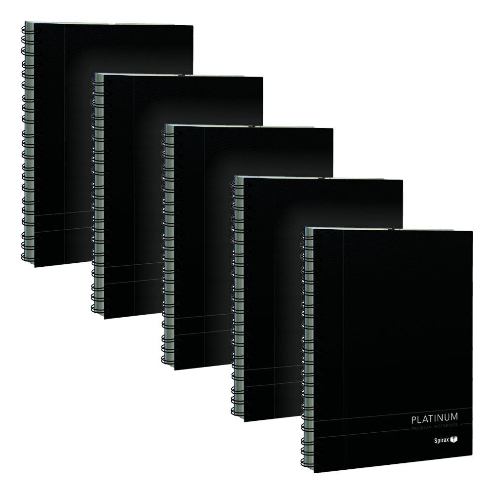 56401-5pc-spirax-401-platinum-spiral-writing-a5-notebook-200-pages-black