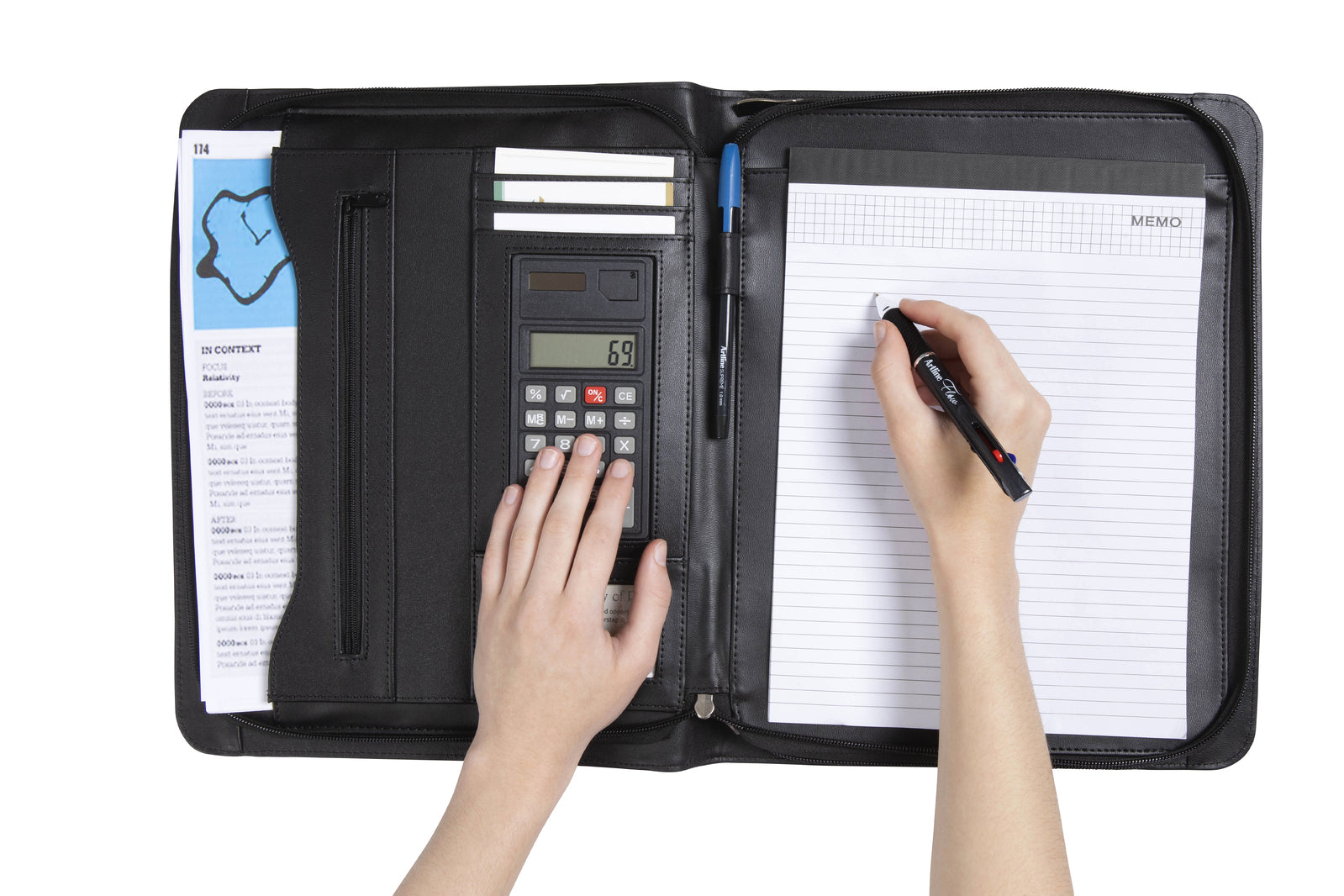 56913-spirax-a4-executive-zippered-compendium-personal-organiser-black