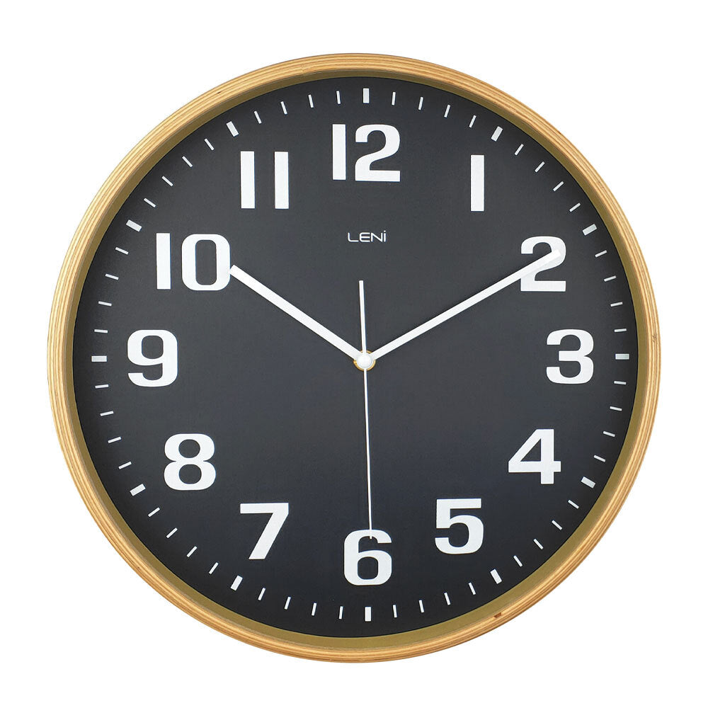 32032bla-leni-wooden-contemporary-home-wall-clock-32cm-black