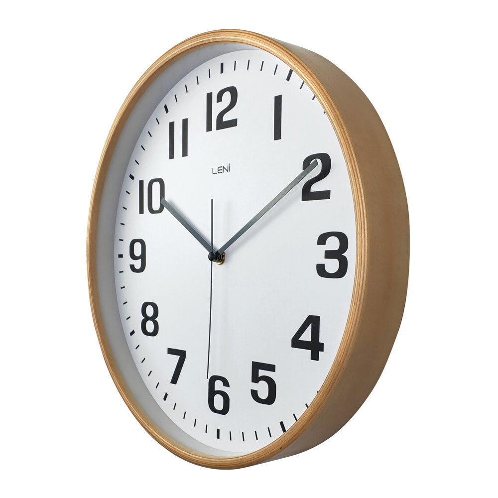 32032whi-leni-wooden-contemporary-home-wall-clock-32cm-white