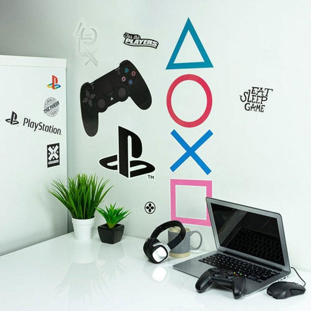 5055964742140-sony-playstation-wall-decals-4-sheets-vinyl-stickers-set