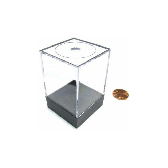 66817-chessex-plastic-figure-display-box-clear-w-black-lid-medium