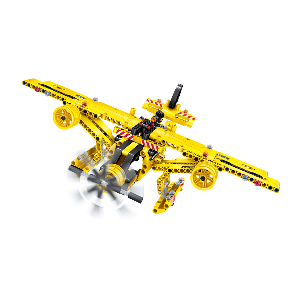 6802-361pc-im-master-2-in-1-dump-truck-to-aircraft-blocks-kids-toy-set-yellow-6