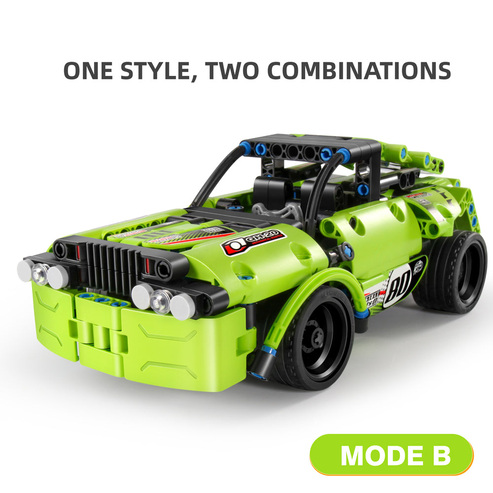 8020-335pc-im-master-2-in-1-rc-race-sports-car-blocks-kids-toy-kit-green-6y
