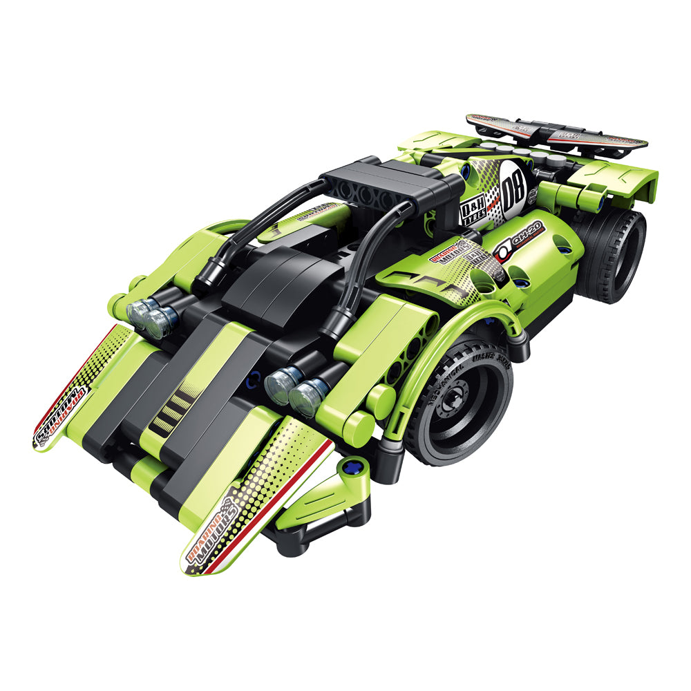8020-335pc-im-master-2-in-1-rc-race-sports-car-blocks-kids-toy-kit-green-6y