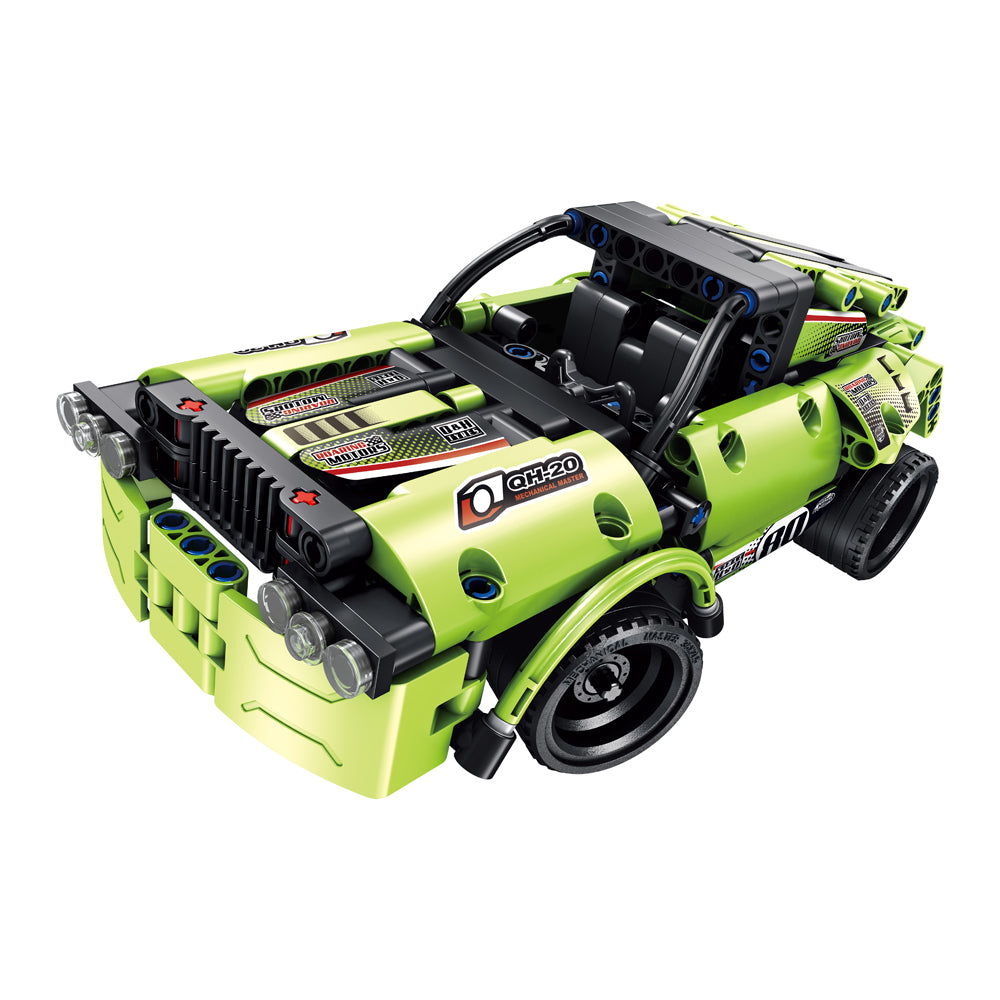 8020-335pc-im-master-2-in-1-rc-race-sports-car-blocks-kids-toy-kit-green-6y