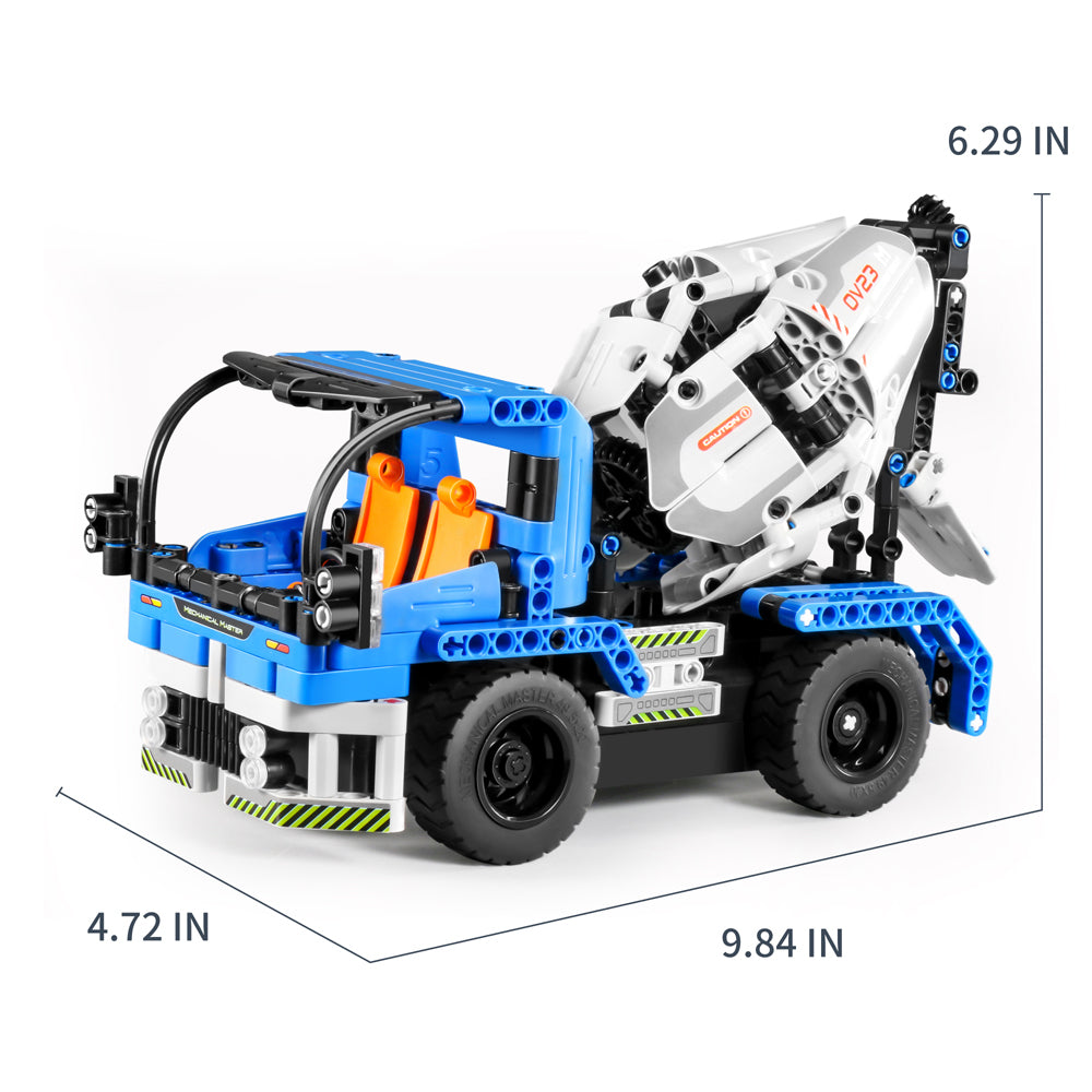 8023-394pc-im-master-2-in-1-rc-cement-truck-building-blocks-kids-toy-kit-blue-6