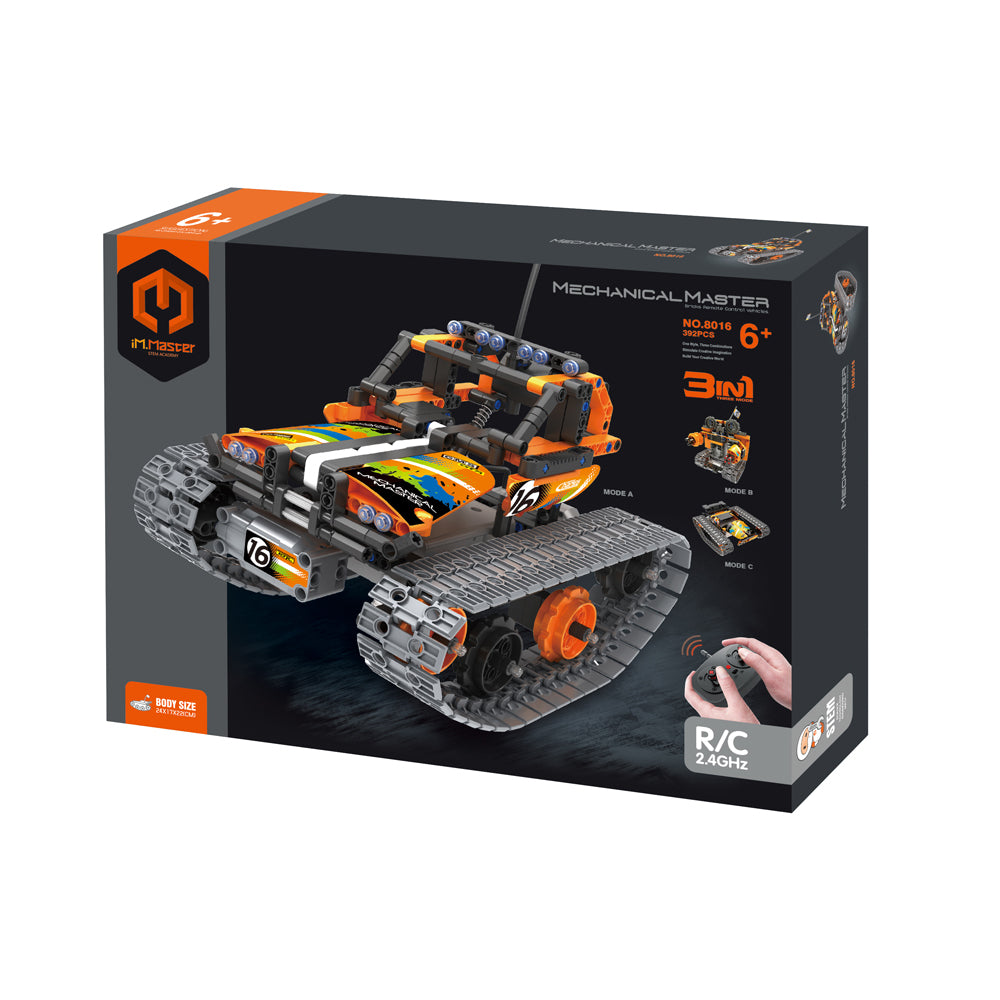 8016-392pc-im-master-3in1-rc-2-4g-stunt-car-building-blocks-kids-toy-orange-6y