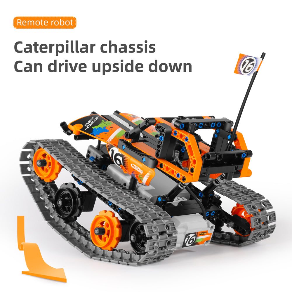 8016-392pc-im-master-3in1-rc-2-4g-stunt-car-building-blocks-kids-toy-orange-6y