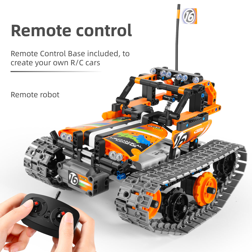 8016-392pc-im-master-3in1-rc-2-4g-stunt-car-building-blocks-kids-toy-orange-6y