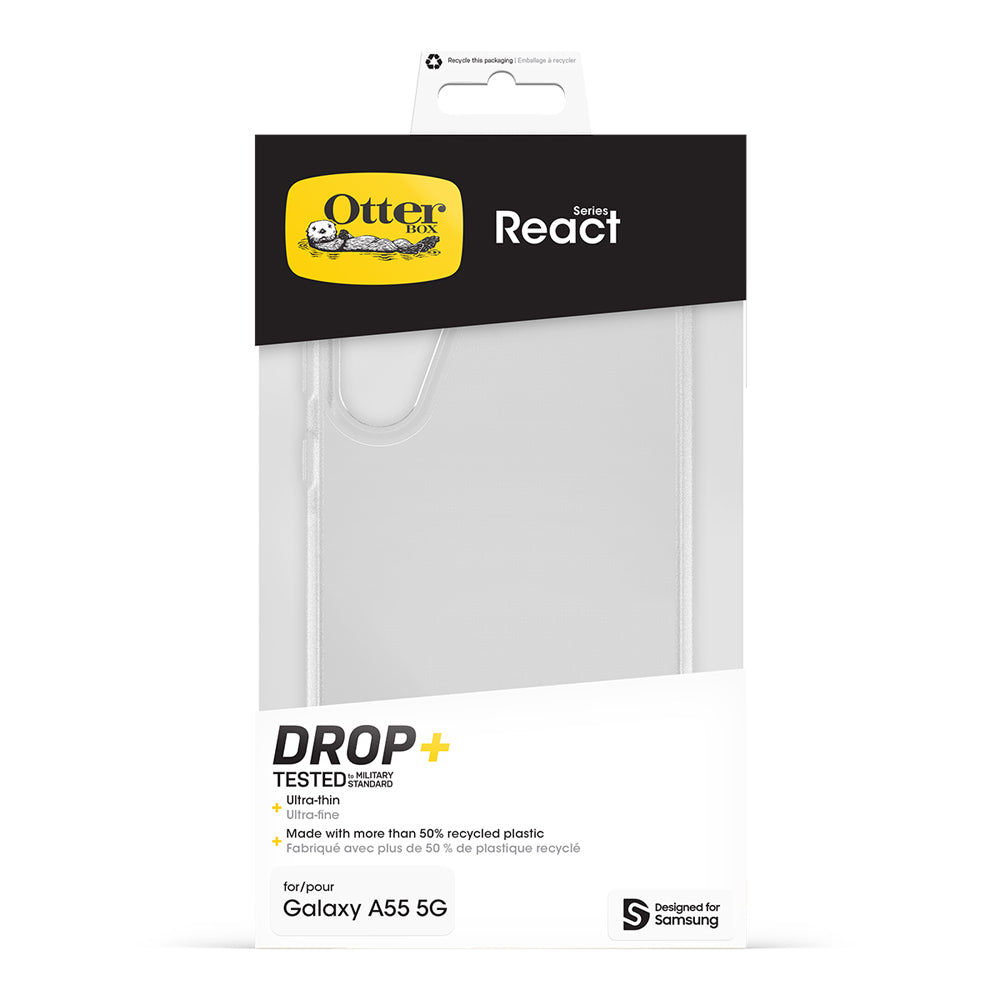 77-95409-otterbox-react-case-cover-for-samsung-galaxy-a55-clear