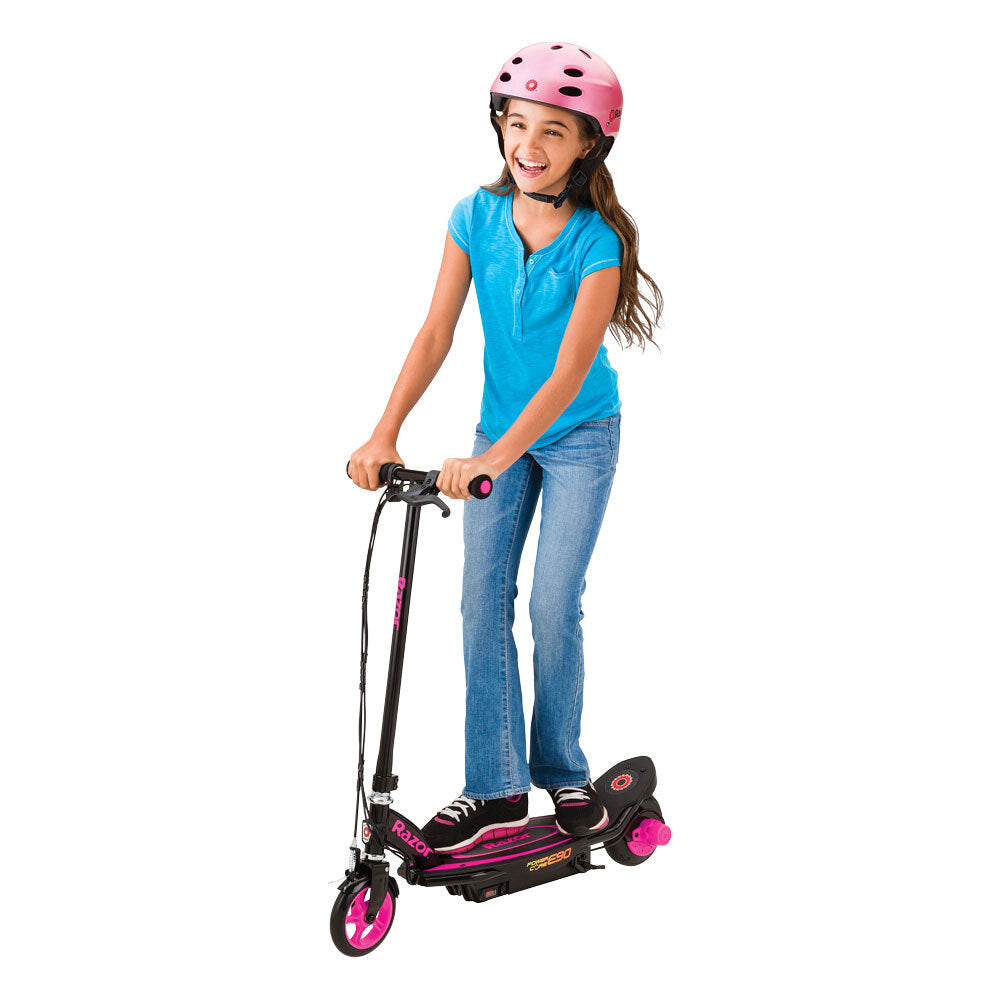 13111493-razor-power-core-e90-kids-childrens-electric-scooter-pink-8y
