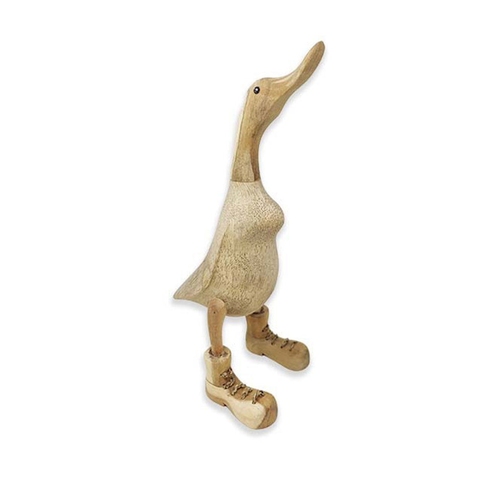 26774-duck-statue-43cm-bamboo-home-garden-decor-ornament-medium