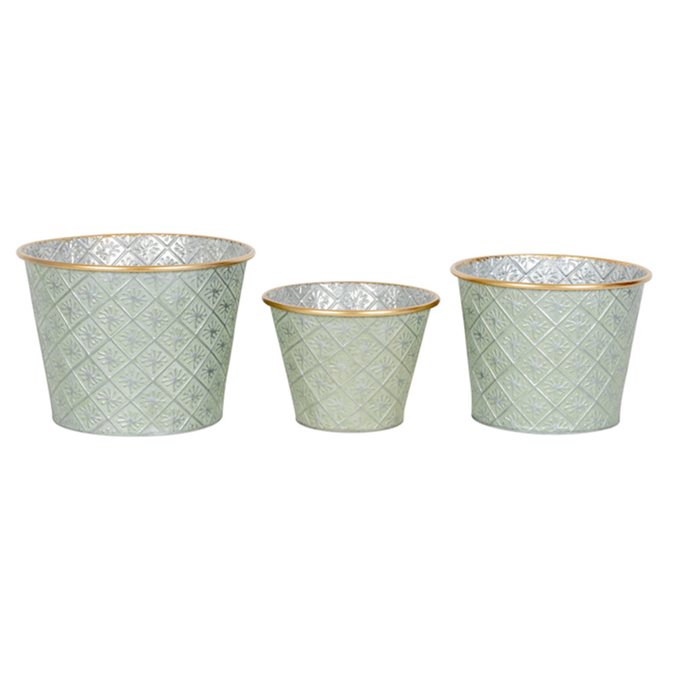 27320-3pc-pot-ornamental-plant-flower-container-zinc-green