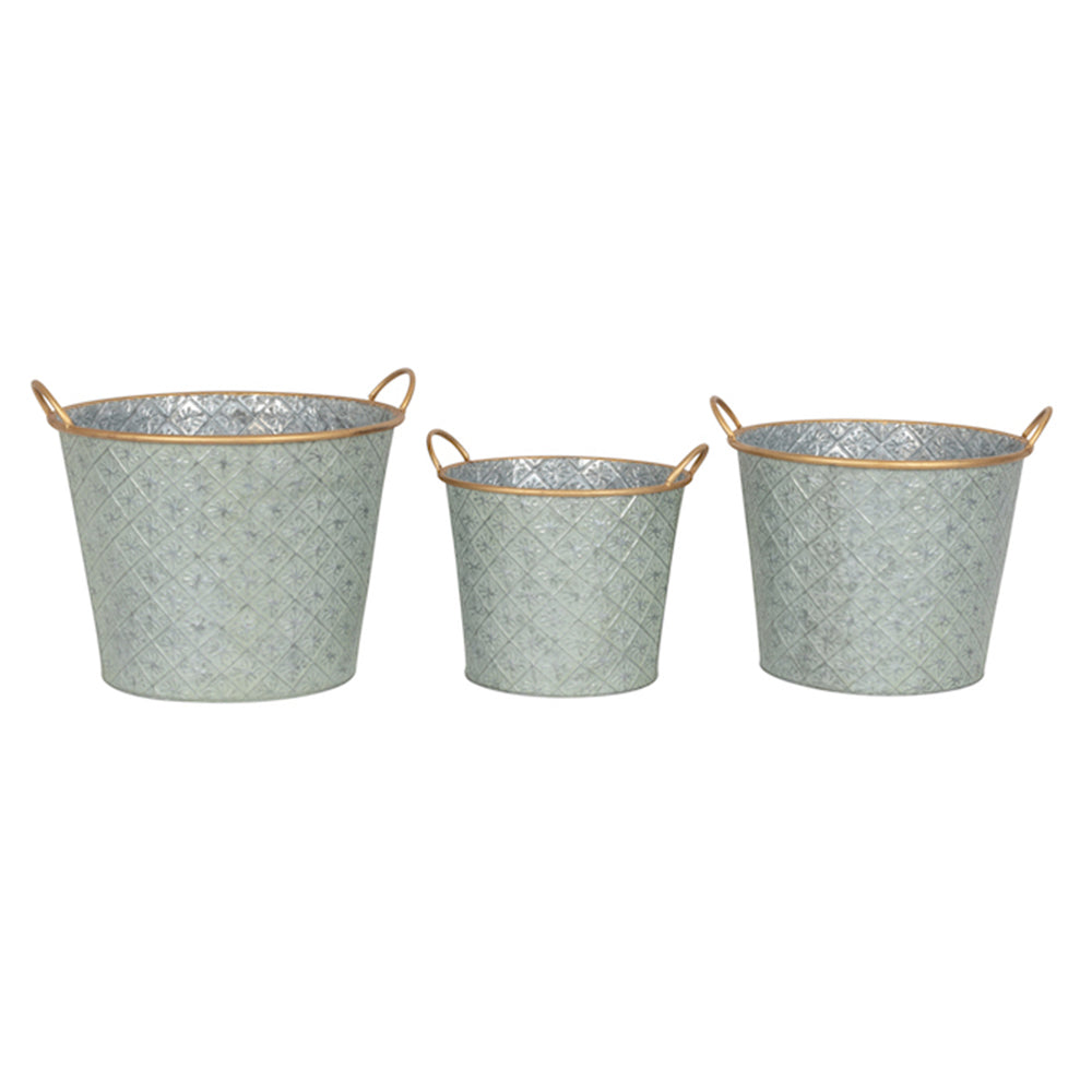 27337-3pc-pot-ornament-plant-flower-container-large-zinc-green