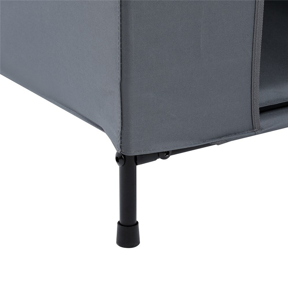 37529-paws-claws-102x93cm-elevated-pet-house-w-cushion-large-grey