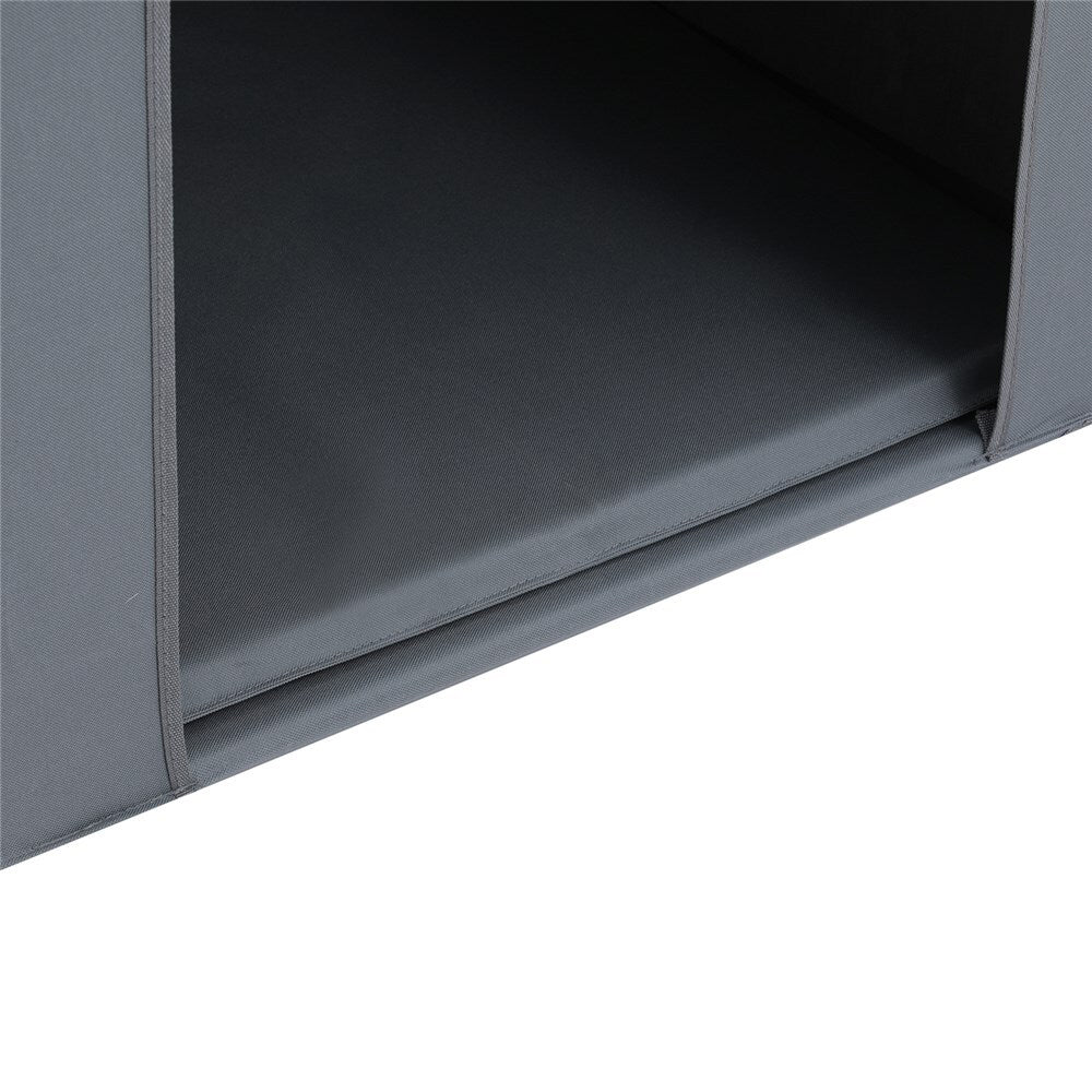 37529-paws-claws-102x93cm-elevated-pet-house-w-cushion-large-grey