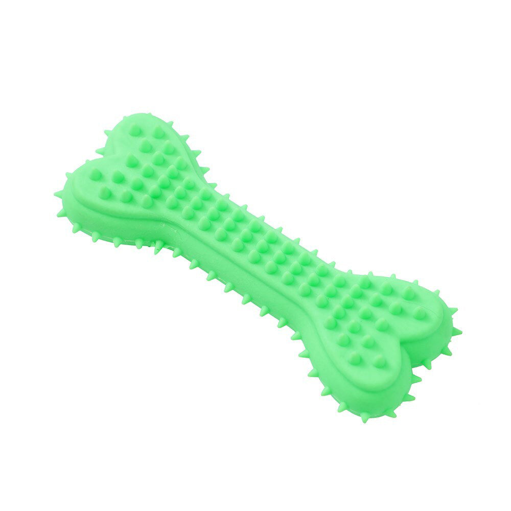 36027-paws-claws-rubber-spikey-bone-pet-dental-toy-assorted