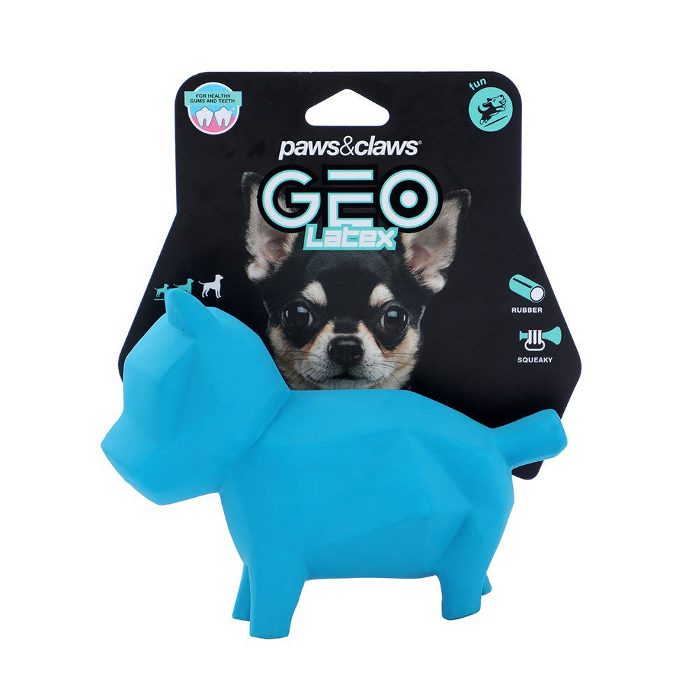 36379-paws-claws-geo-latex-squeaky-animal-teether-toy-set-assorted