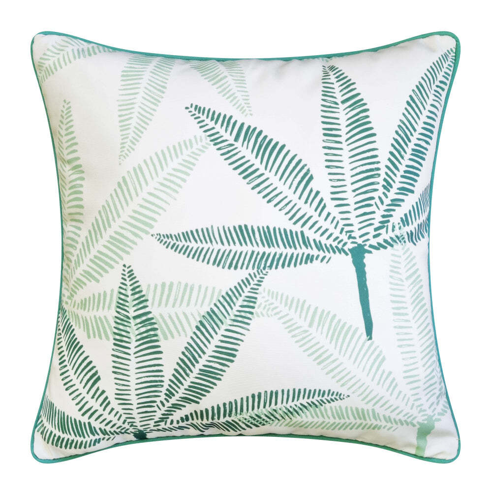 J.Elliot Home Bailey Outdoor Cushion 50x50cm Pine Green Multicolour