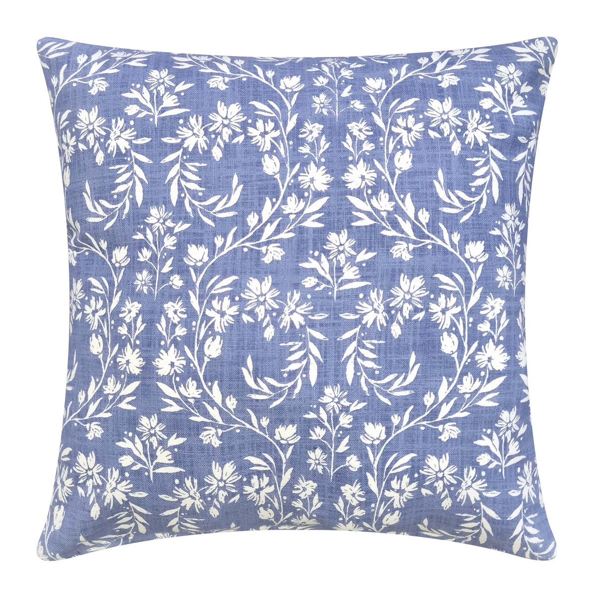 J.Elliot Home Kennedy Cushion 50x50cm Dusty Blue & Ivory