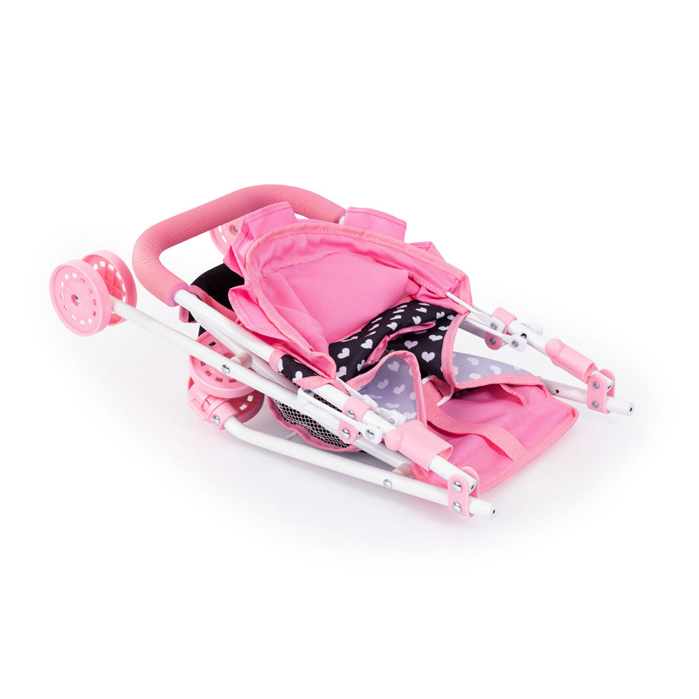 21121560-bayer-doll-buggy-doll-pram-kids-children-toy-pink-3y