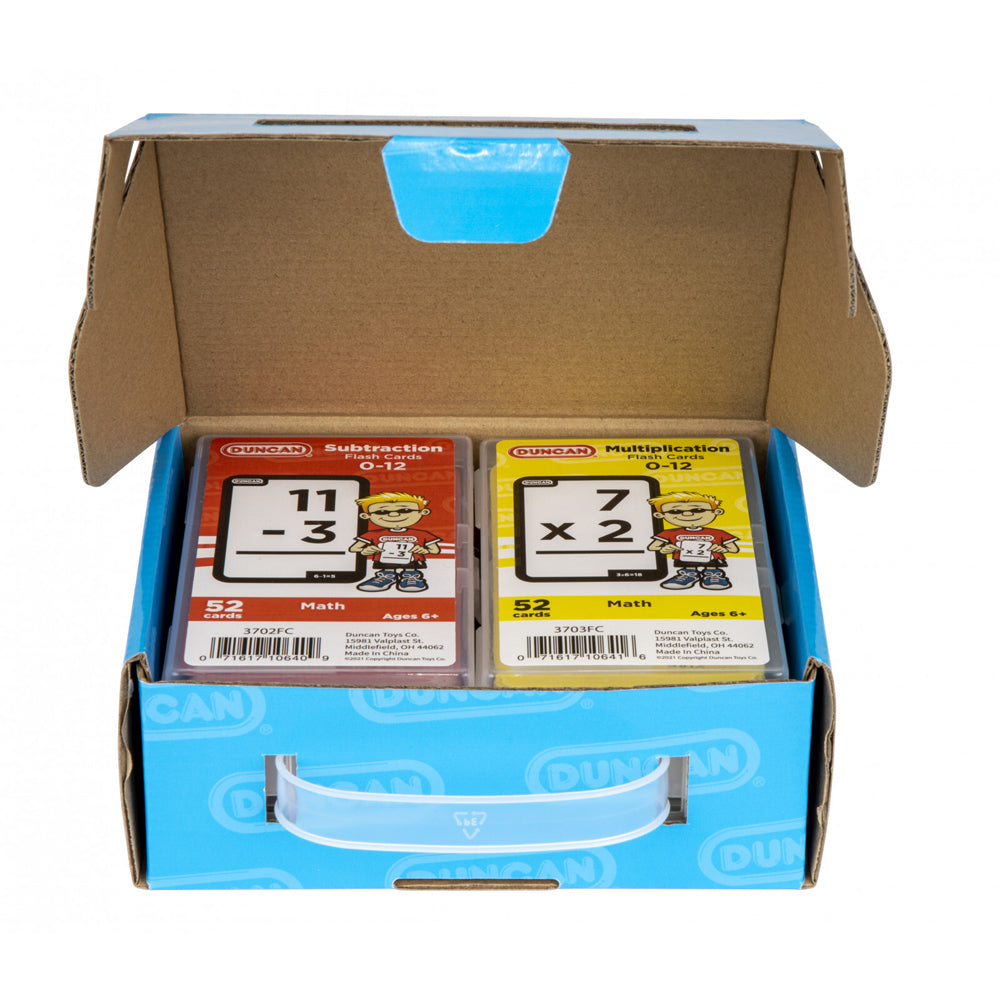 208pc Duncan Math Flash Cards Multi Pack Set Kids 6y+