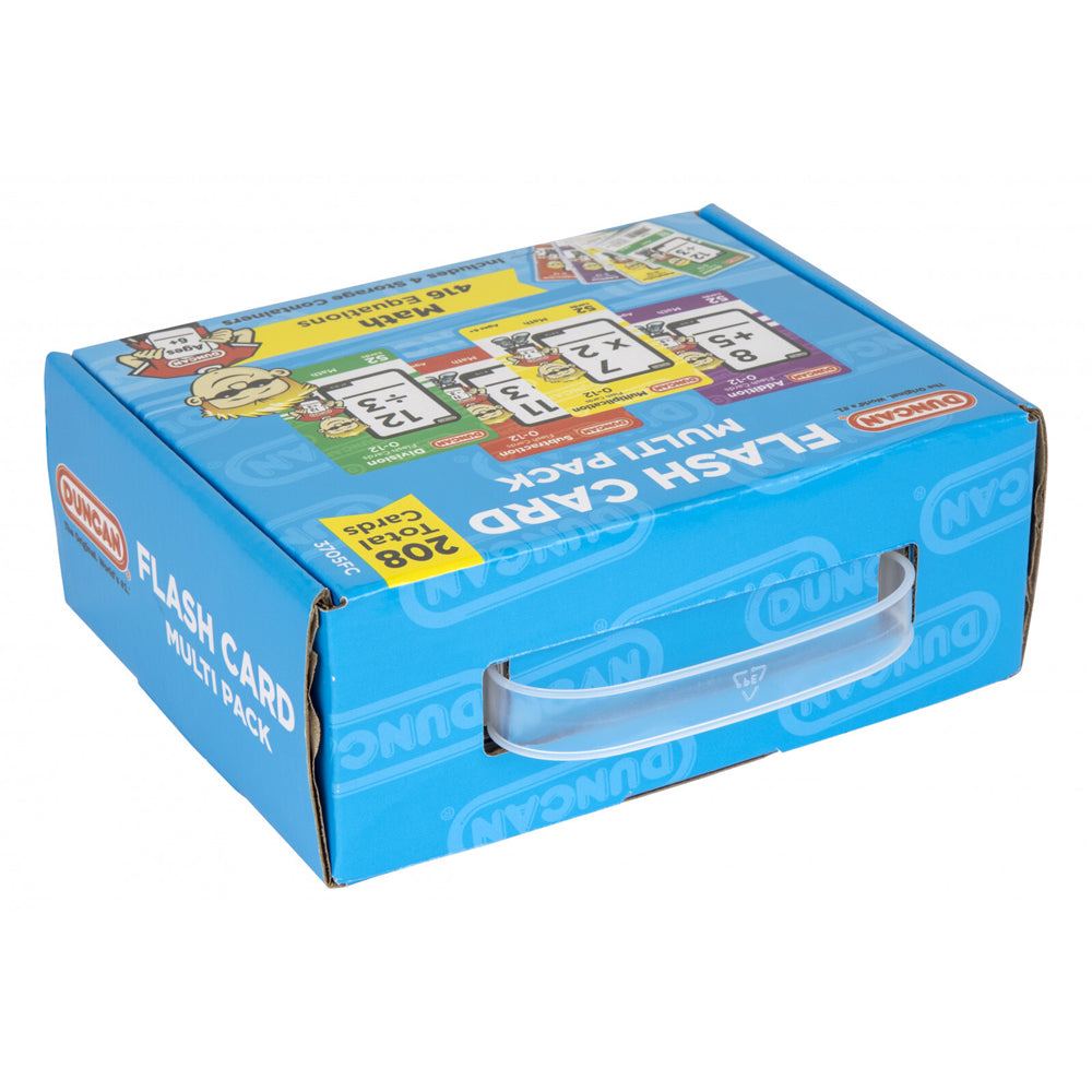 208pc Duncan Math Flash Cards Multi Pack Set Kids 6y+