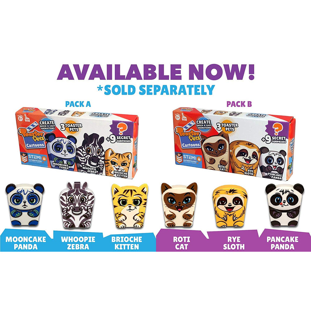 68684-toaster-pets-smart-cartoon-studio-kit-interactive-kids-family-toy-5y