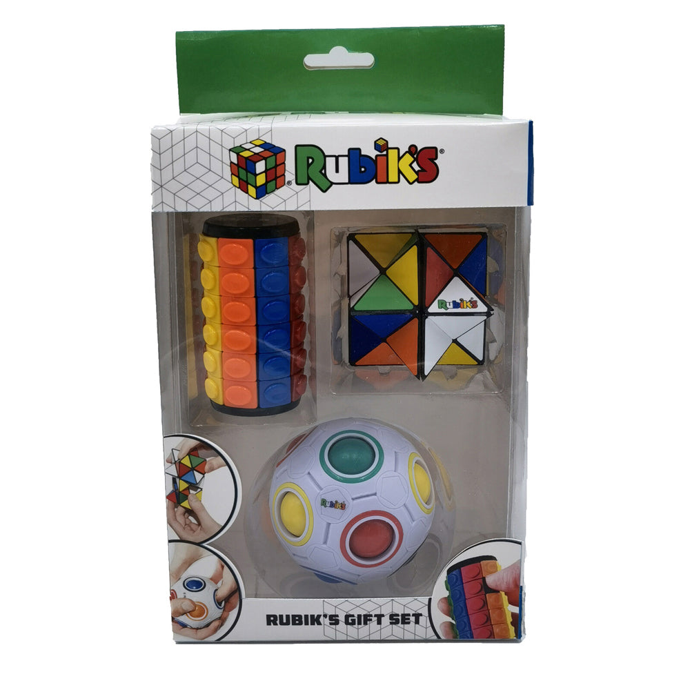 Rubiks Gift Set Rainbow Ball/Magic Star/Tower Twister Educational Toy 4y+