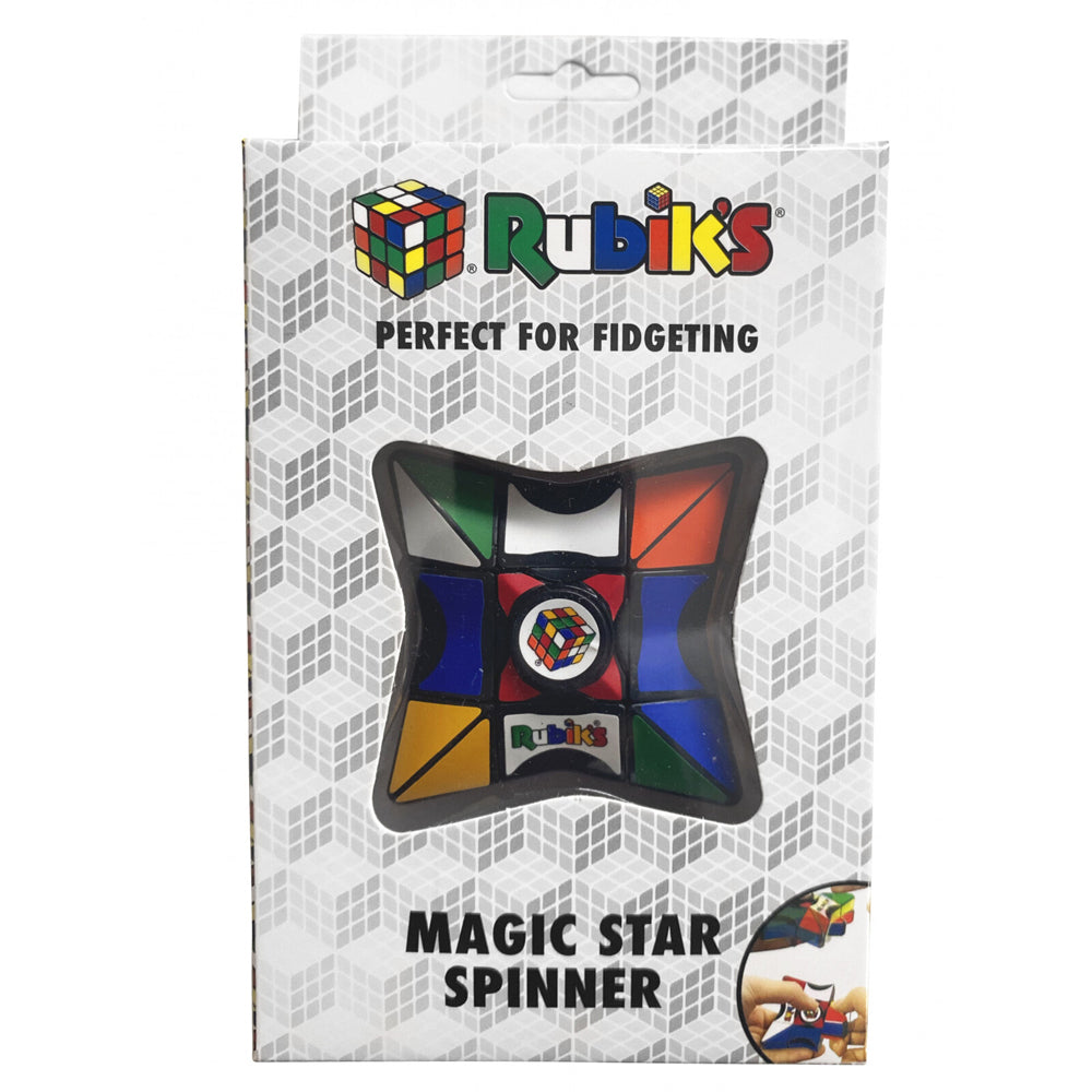 Rubiks Magic Star Spinner Fidget Kids Educational Toy 5y+