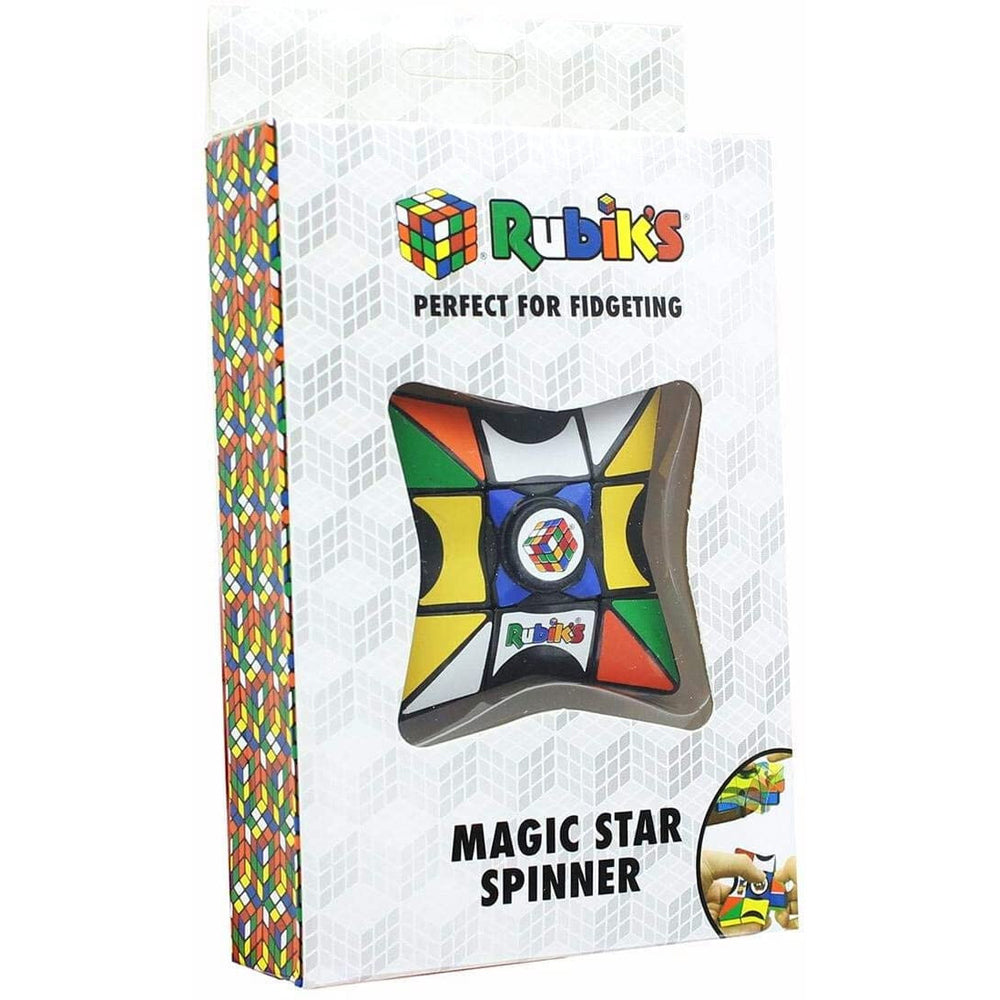 Rubiks Magic Star Spinner Fidget Kids Educational Toy 5y+