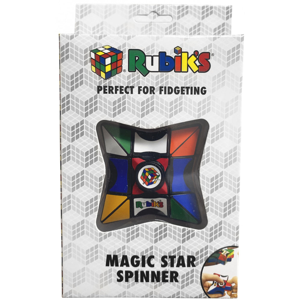 Rubiks Magic Star Spinner Fidget Kids Educational Toy 5y+