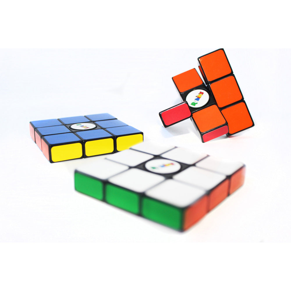 Rubiks Fidget Spin Block Orange Kids Educational Toy 8y+